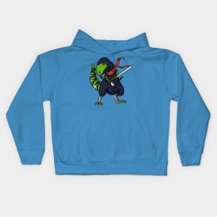 T-Rex Dinosaur Ninja Samurai Kids Hoodie